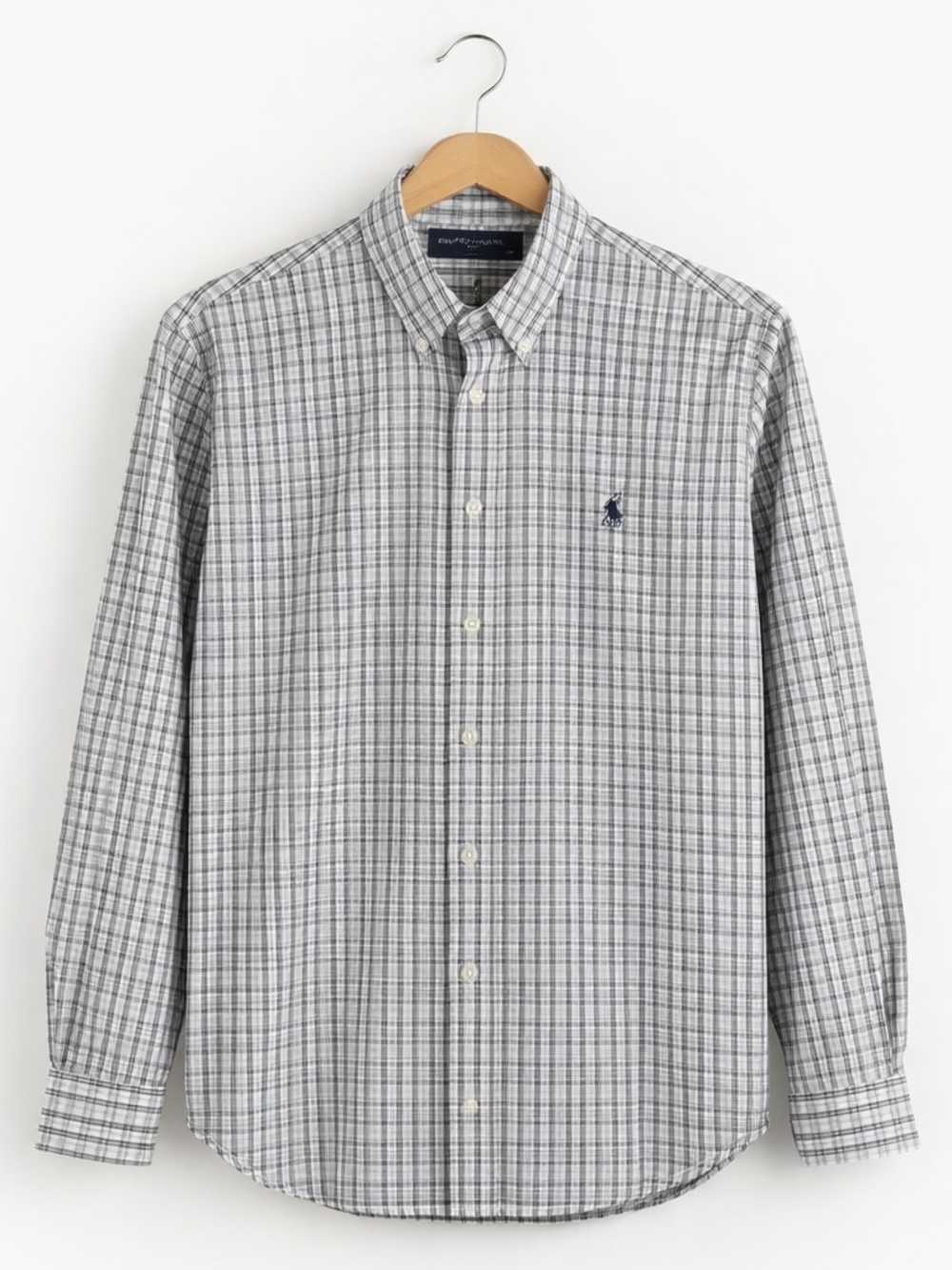 Ralph Lauren Golf Mens Large Plaid Button Down Shirt LS Cotton Classic